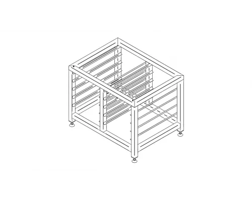 Cepeškrāsns statīvs rational, Inox baltic, RATIONAL Cepeškrāsns statīvs rational, Inox baltic, RATIONAL
