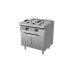 Электрическая фритюрница 2х15л на закрытом основании, Kromet, 700.FE-2x15f