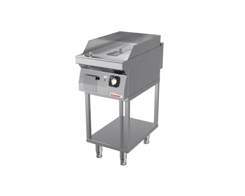 Hromēta rievota grila plāksne 400 mm 4,8 kw uz skeleta pamatnes, Kromet, 700.PBE-400R.T Hromēta rievota grila plāksne 400 mm 4,8 kw uz skeleta pamatnes, Kromet, 700.PBE-400R.T