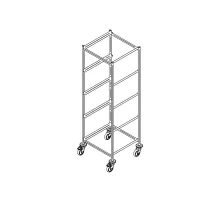 Тележка для 5 стоек для посудомоечных машин