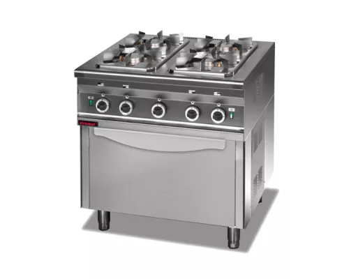 Gāzes plīts 3x3,5kw + 1x2,5kw, Kromet, 000.KG-4s Gāzes plīts 3x3,5kw + 1x2,5kw, Kromet, 000.KG-4s
