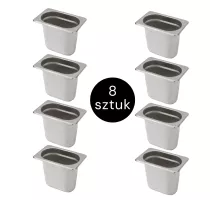 Gastronorm konteiners - 1/9 GN - 15 cm dziļš