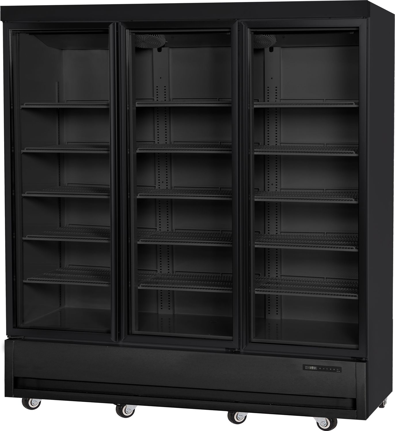 Vitrīnas dzesētājs, Arktic, 1075L, Melns, 230V/550W